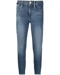 Frame Denim Jeans in Distressed-Optik Blau