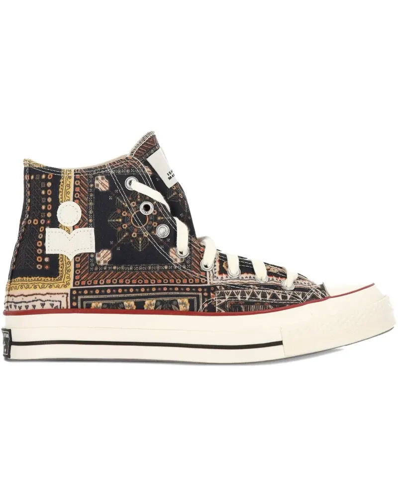 Converse High-Top-Sneakers im Patchwork-Look - Schwarz Schwarz