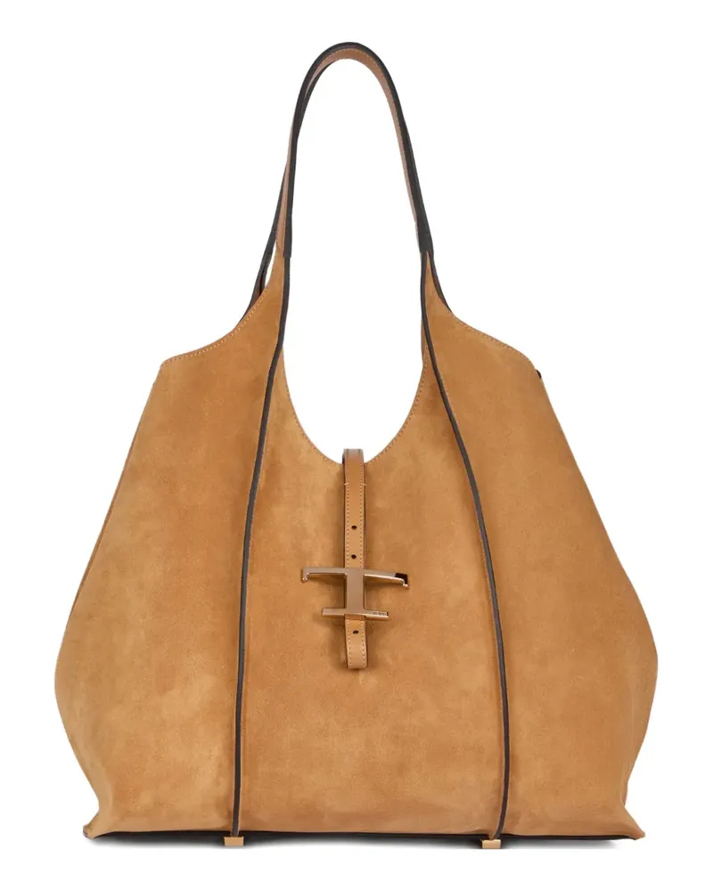TOD'S T-Timeless Schultertasche - Braun Braun