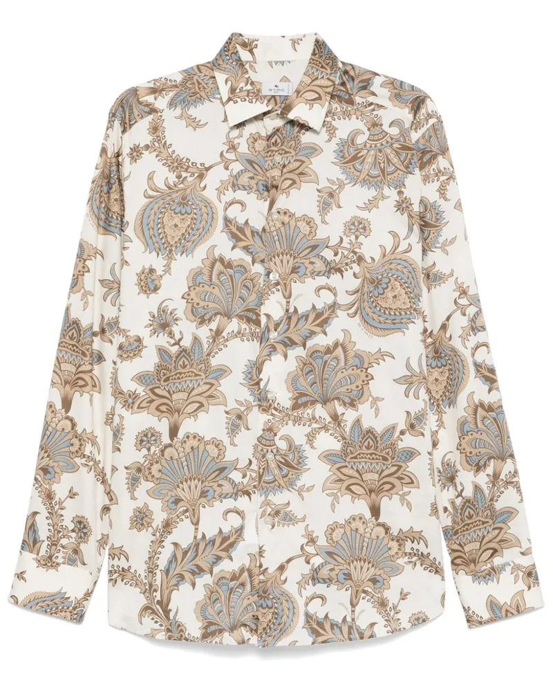 Etro Hemd mit Paisleymuster - Nude Nude