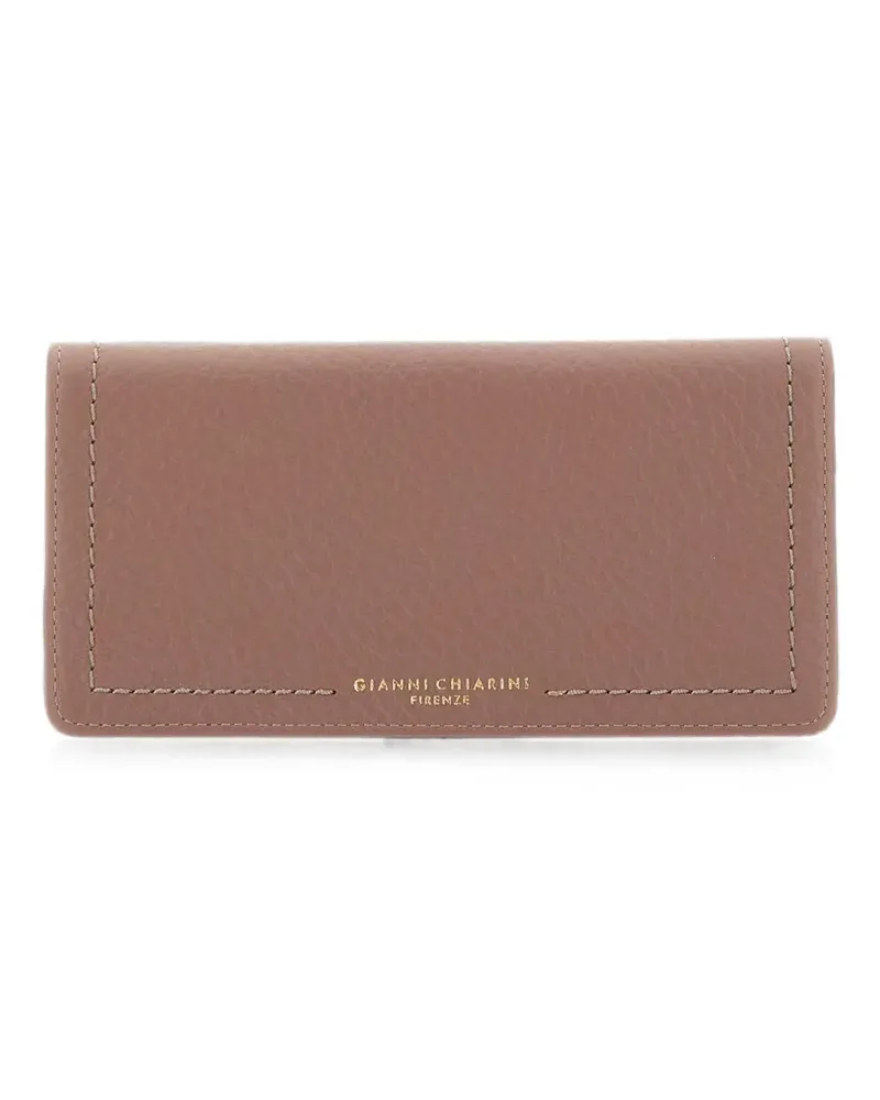 Gianni Chiarini Bubble grain leather wallet - Rosa Rosa