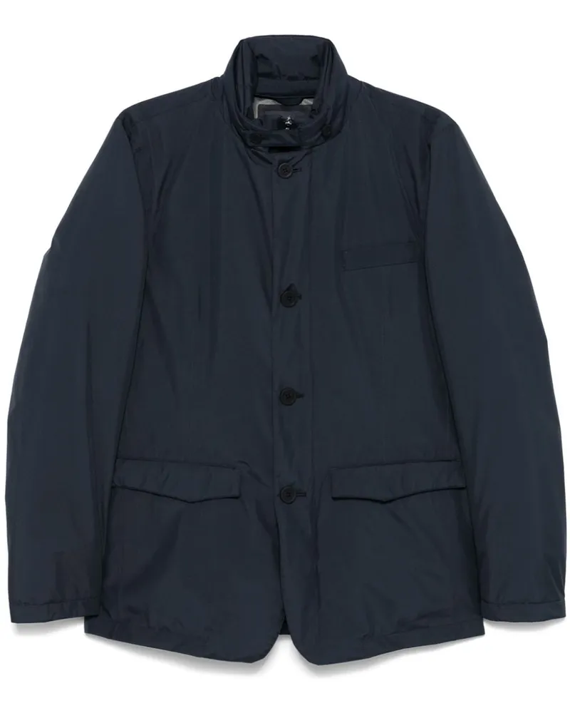 Herno Gefütterte Jacke mit Stehkragen - Blau Blau