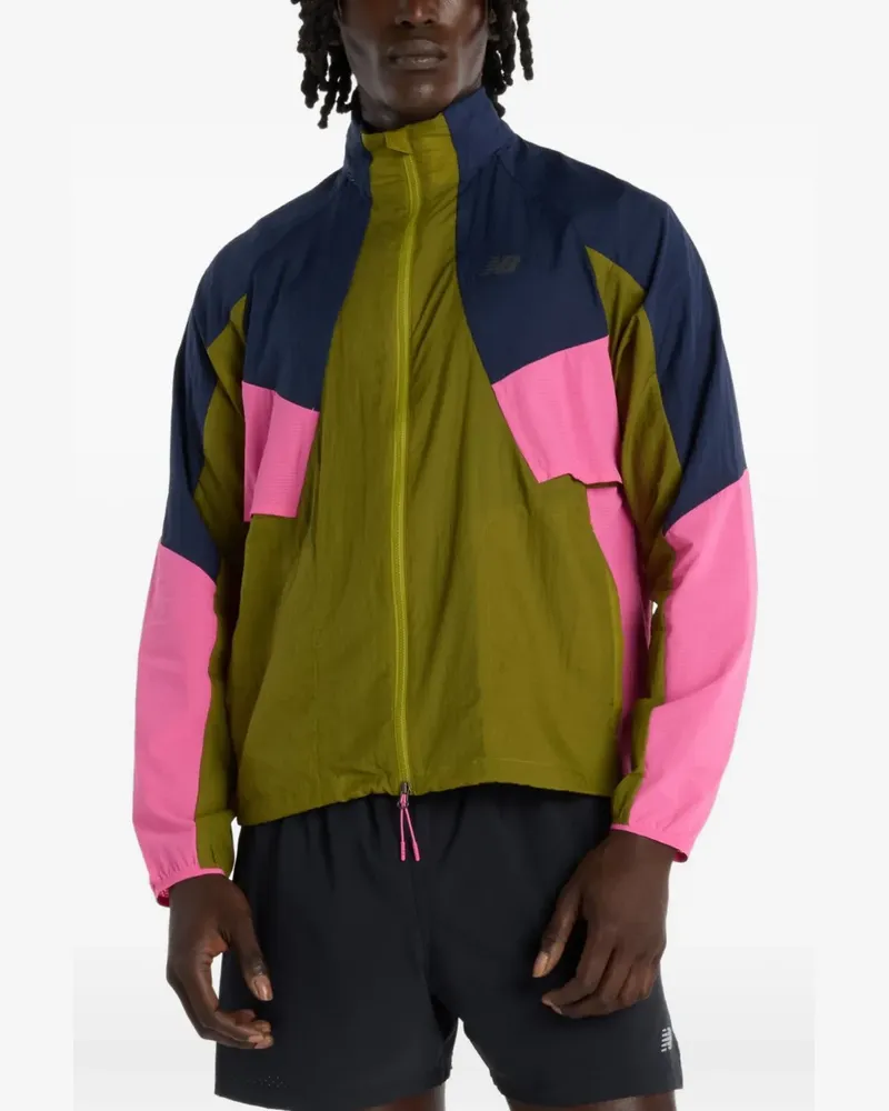 New Balance RC colour-block jacket - Grün Grün