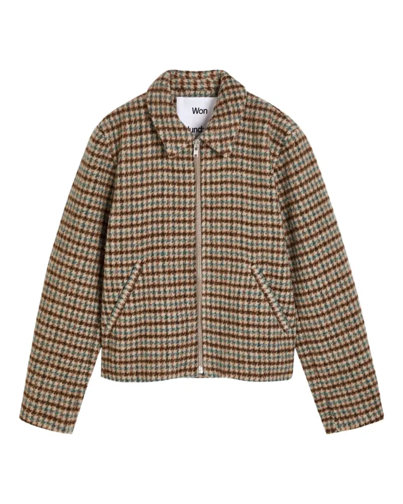 Won Hundred Karierte Hemdjacke - Braun Braun