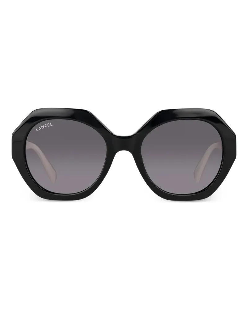 Lancel Octavie geometric-frame sunglasses - Schwarz Schwarz