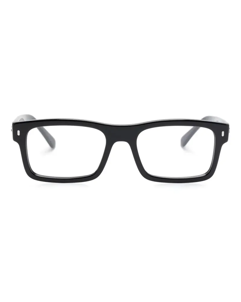 Ray Ban Brille mit eckigem Gestell - Schwarz Schwarz
