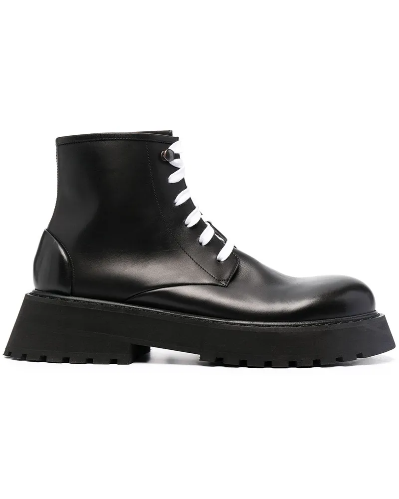 Marsèll Stiefel mit Schnürung - Schwarz Schwarz