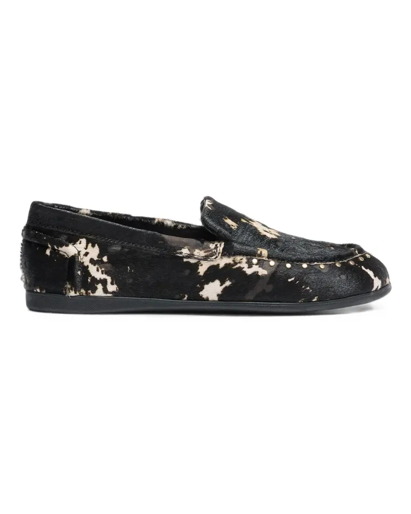 ash Jasper Loafer aus Kalbshaar - Schwarz Schwarz