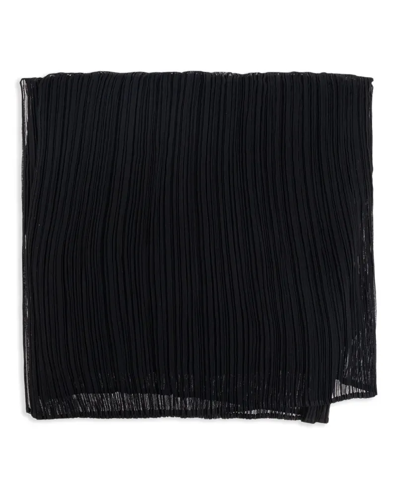 Issey Miyake Pleats Please Schal - Schwarz Schwarz