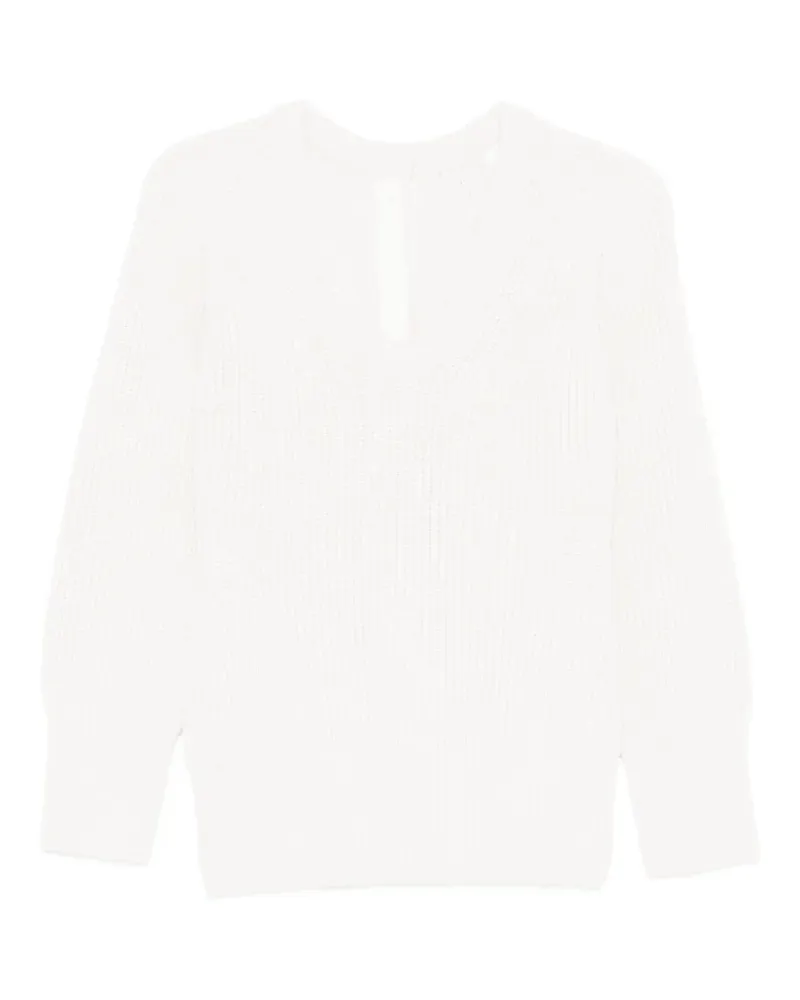 Carven Pullover mit V-Ausschnitt - Nude Nude
