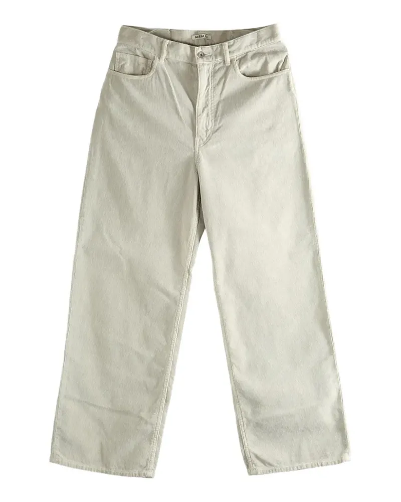 AURALEE straight-leg trousers - Nude Nude