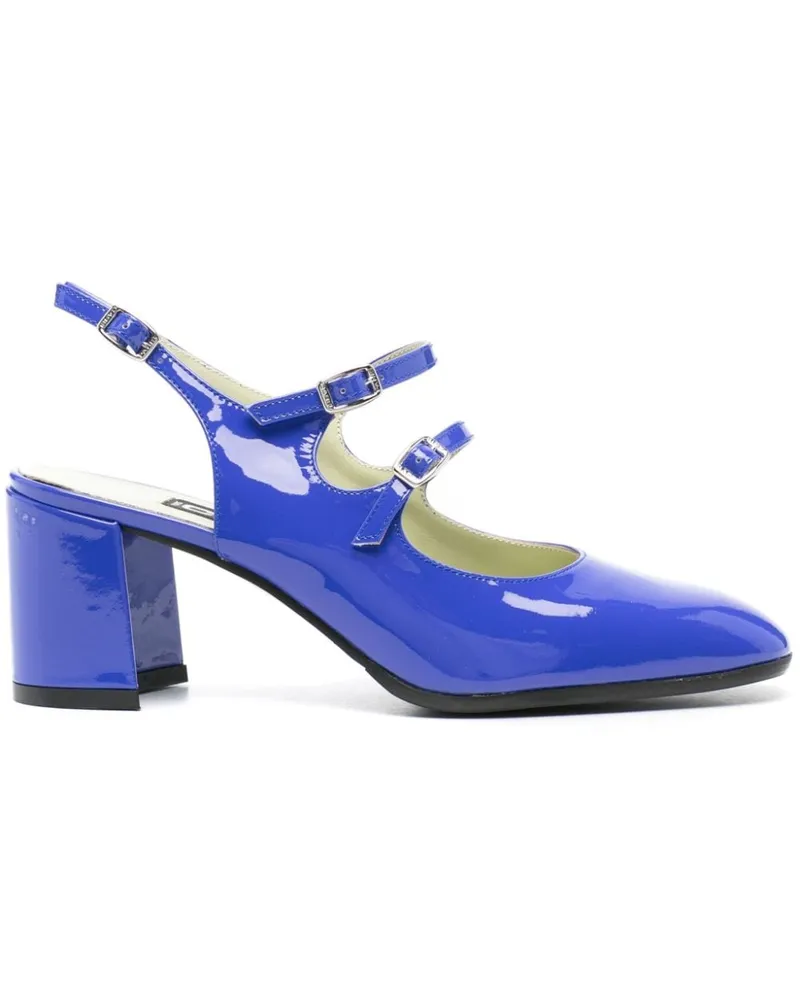 Carel Banana Slingback-Pumps 60mm - Blau Blau