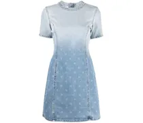 Minikleid mit Ombré - Blau