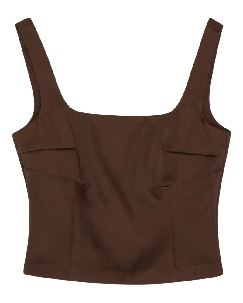 REMAIN Gestricktes Top - Braun Braun