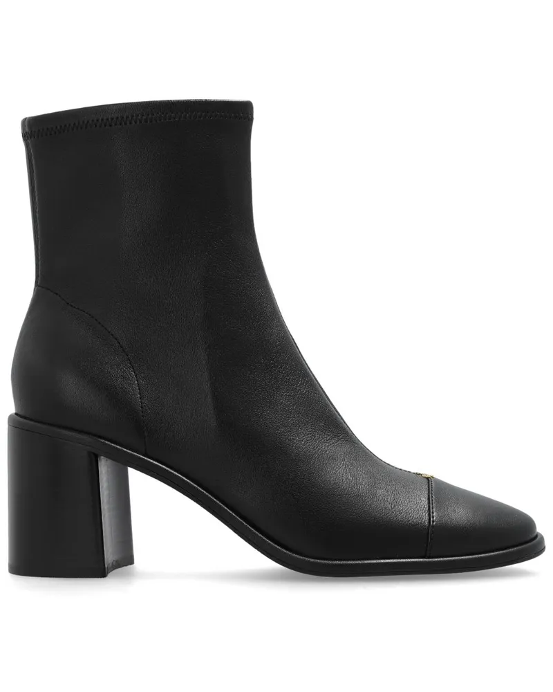 Tory Burch Stiefel mit Logo-Applikation 70mm - Schwarz Schwarz