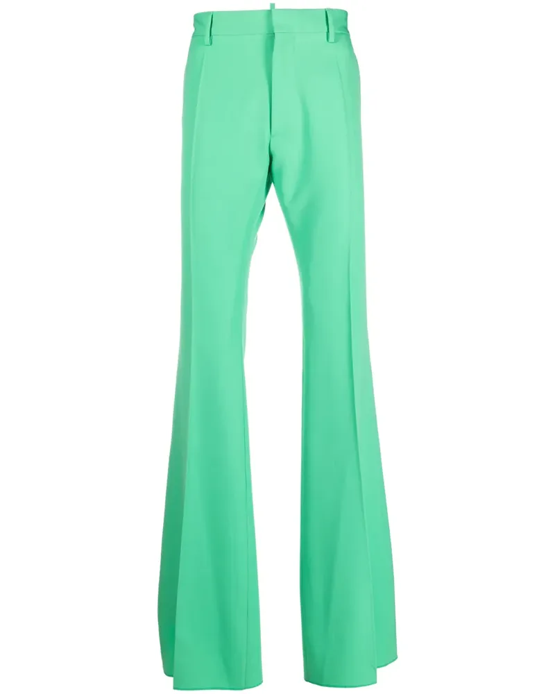 Dsquared2 Ausgestellte Hose - Grün Grün