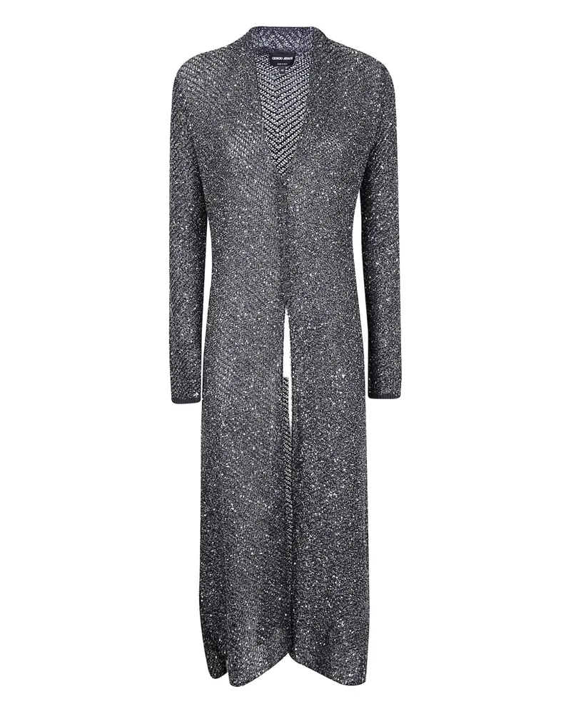 Giorgio Armani openwork knitwear - Grau Grau