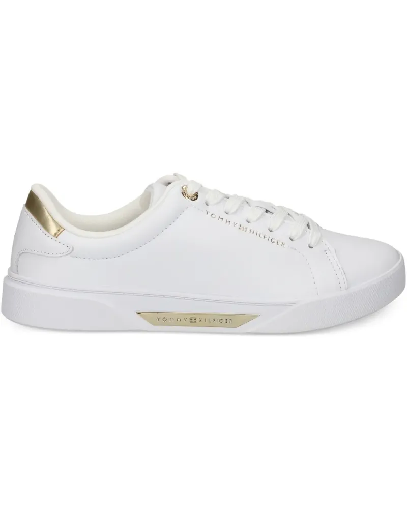 Tommy Hilfiger Sneakers mit Logo - Weiß Weiß