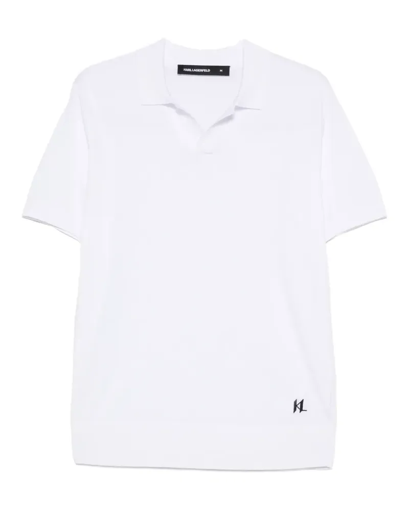 Karl Lagerfeld Klassisches T-Shirt - Weiß Weiß