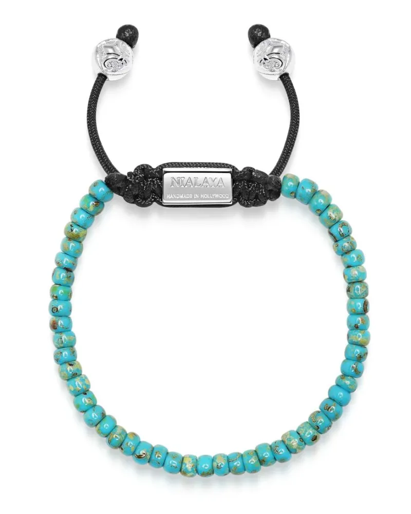 Nialaya Armband mit Perlen - Blau Blau