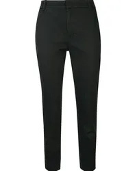 Vince Schmale Cropped-Chino Schwarz