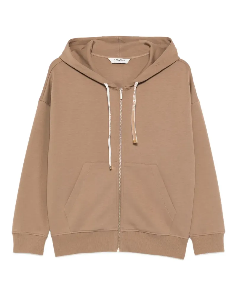 Max Mara Max Mara Kapuzenjacke mit Reißverschluss - Braun Braun