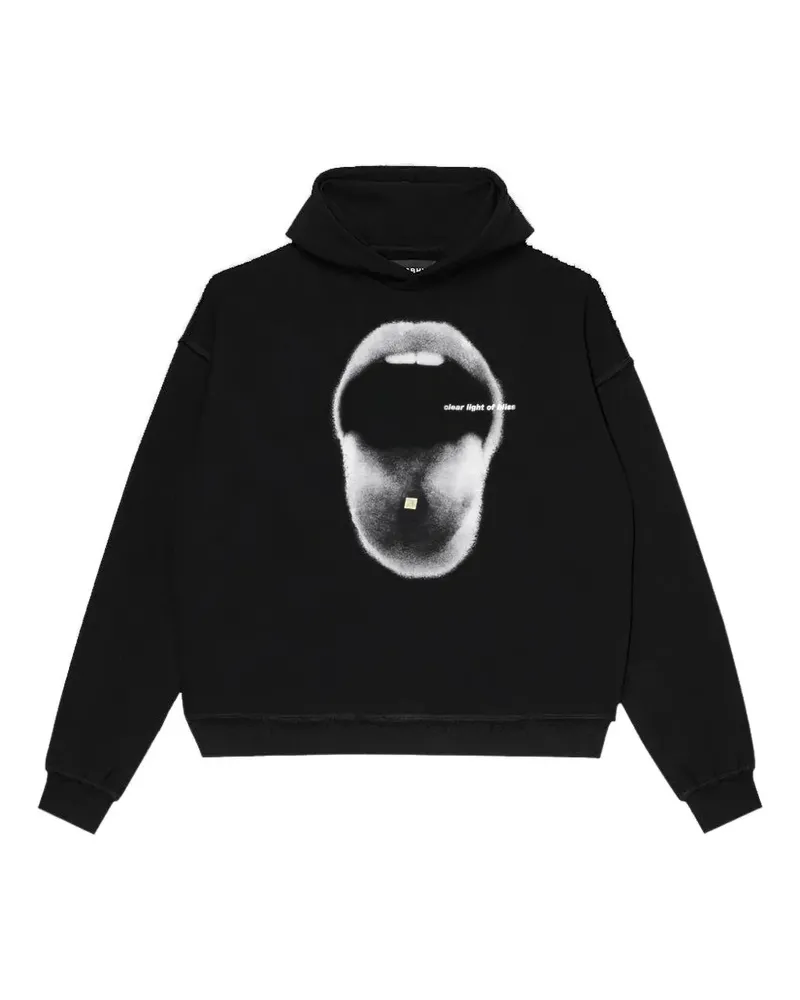 MISBHV Hoodie mit Mund-Print - Schwarz Schwarz