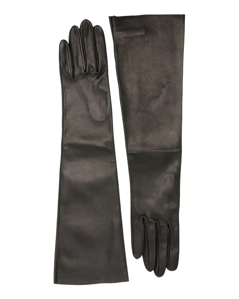 Cortana Lange Handschuhe - Schwarz Schwarz