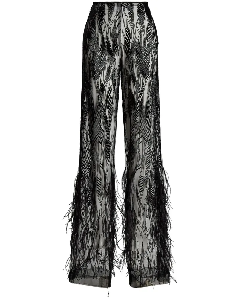 Ralph Lauren Bradlee Hose mit Federn - Schwarz Schwarz