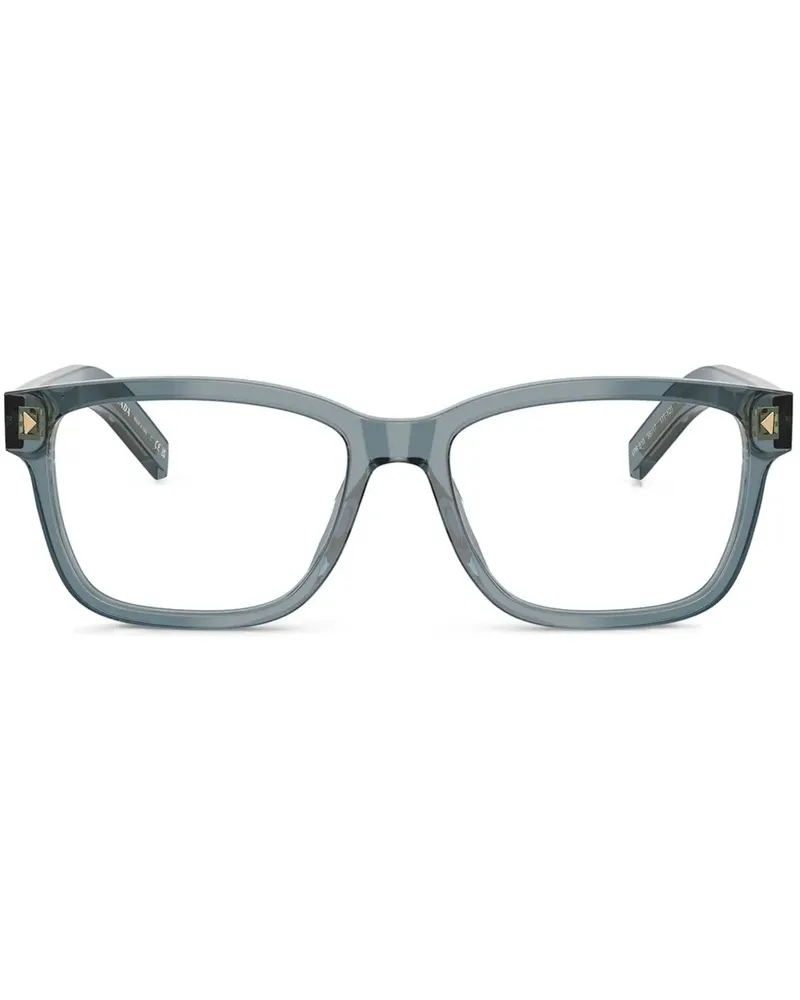 Prada Brille mit eckigem Gestell - Blau Blau