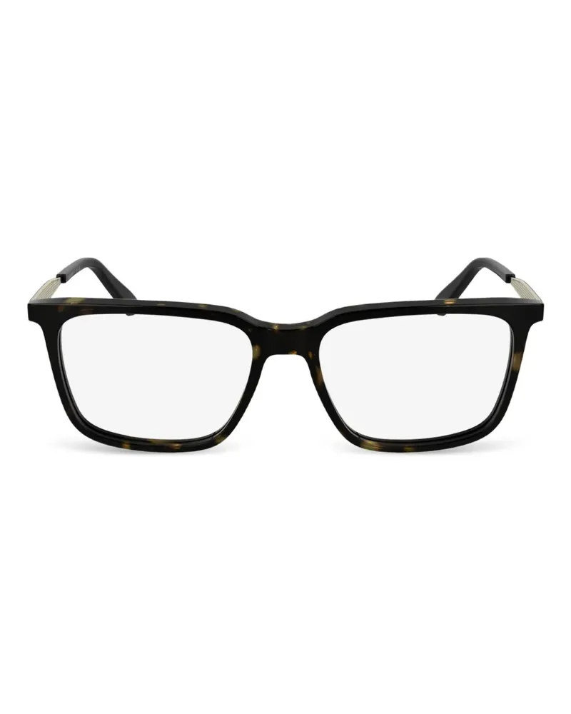 Calvin Klein Brille mit eckigem Gestell - Braun Braun