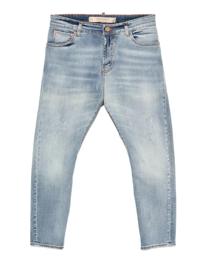 Yes London distressed slim-fit jeans - Blau Blau