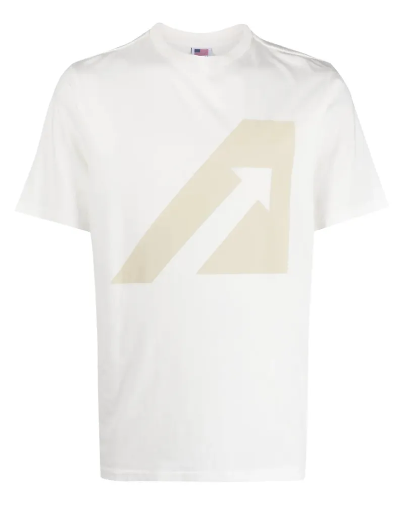AUTRY T-Shirt mit Logo-Print - Weiß Weiß