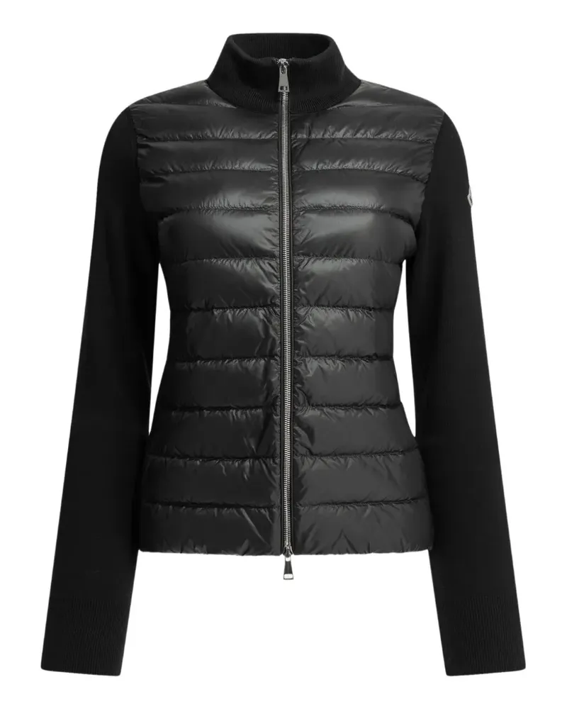 Moncler Jacke mit gesteppten Einsätzen - Schwarz Schwarz