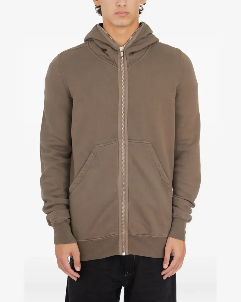 DRKSHDW by Rick Owens zip-fastening hooded sweatshirt - Grau Grau