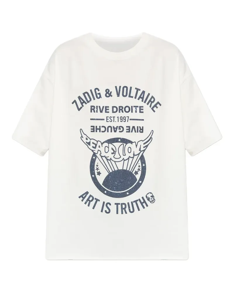Zadig & Voltaire graphic T-shirt - Weiß Weiß