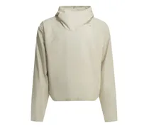 Strukturierter 0 Screen Windbreaker mit Kapuze - Nude