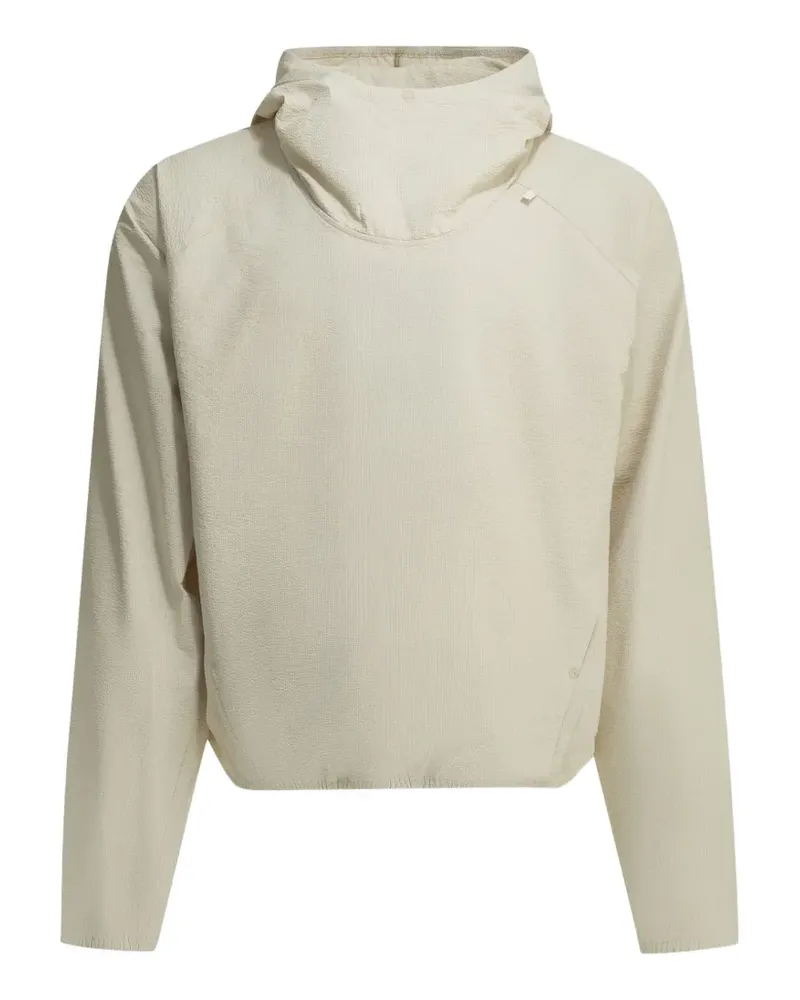 Goldwin 0 Screen textured hooded windbreaker - Nude Nude