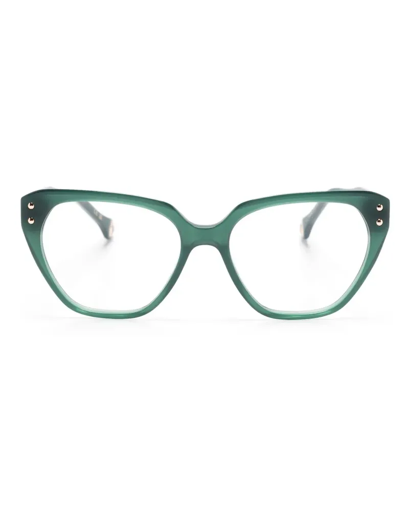 Carolina Herrera New York Brille mit eckigem Gestell - Grün Grün