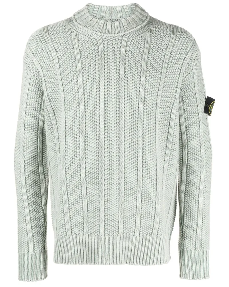Stone Island Pullover aus Trikot-Strick - Grün Grün