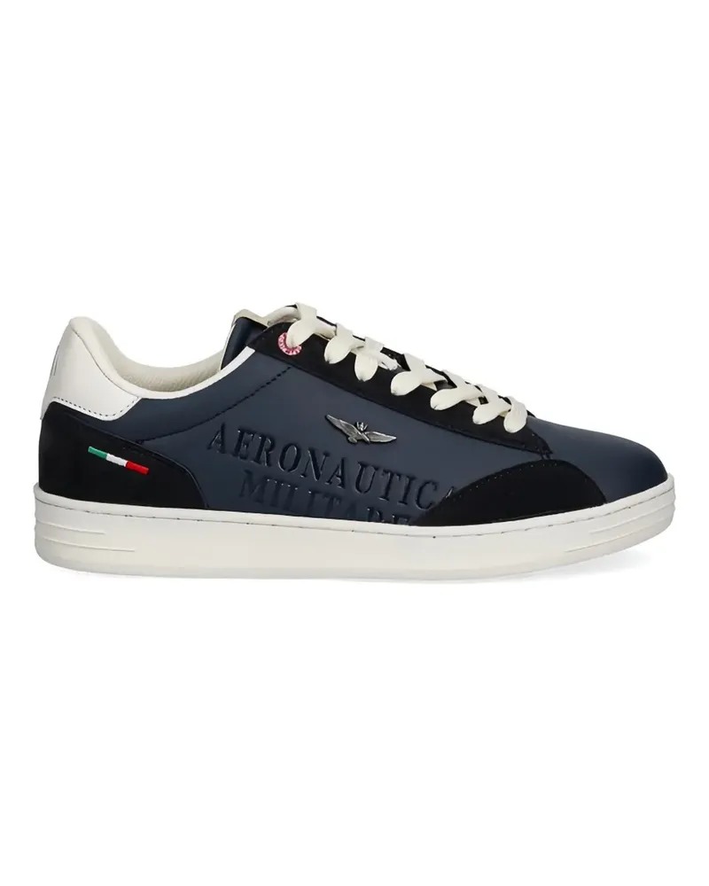 Aeronautica Militare Sneakers mit Logo-Schild - Blau Blau