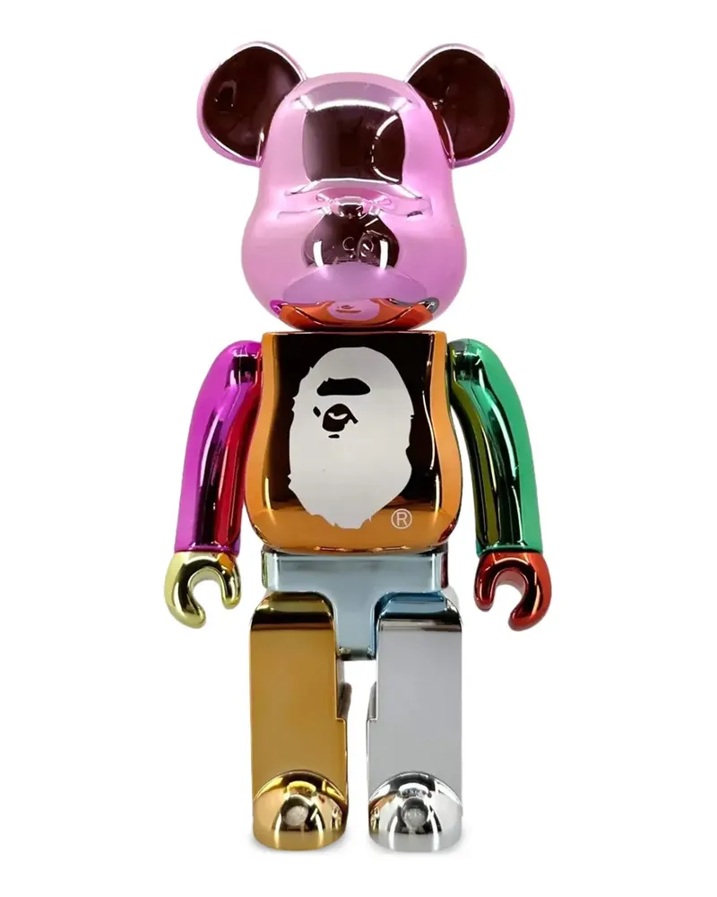 Medicom Toy x BAPE BE@RBRICK 25th Anniversary 400% Figur - Rosa Rosa