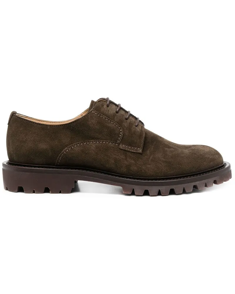 Scarosso Wooster III Derby-Schuhe aus Wildleder - Braun Braun