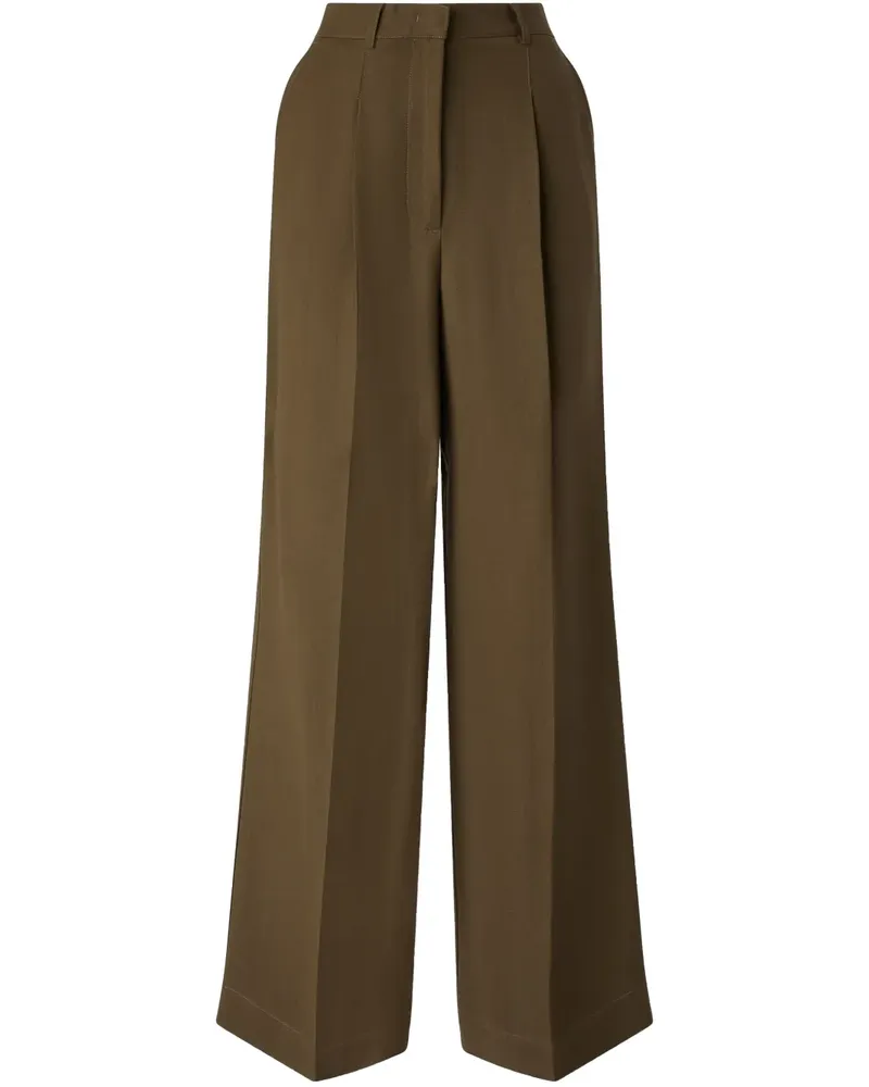 Pinko Hose mit hohem Bund - Braun Braun