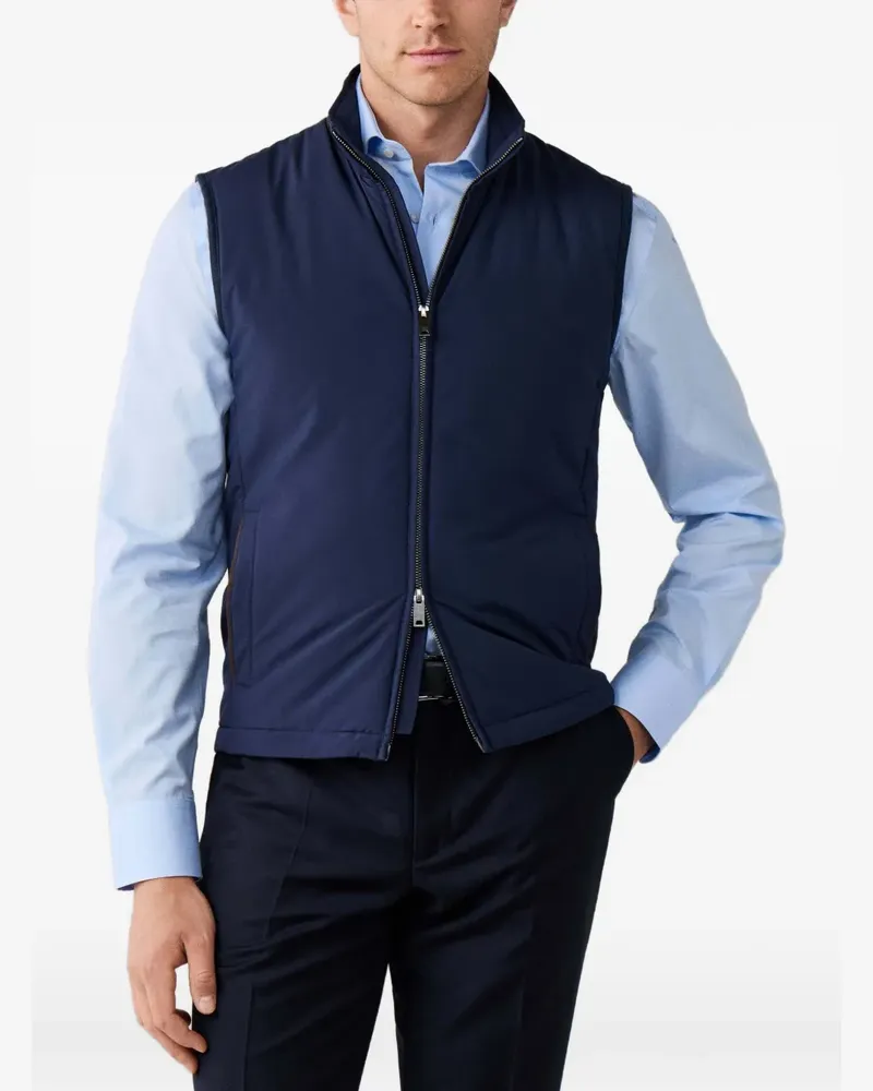 Hackett Windsor Weste mit Einsätzen - Blau Blau