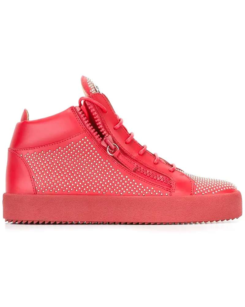 Giuseppe Zanotti Connor' Mid-Top-Sneakers - Rot Rot