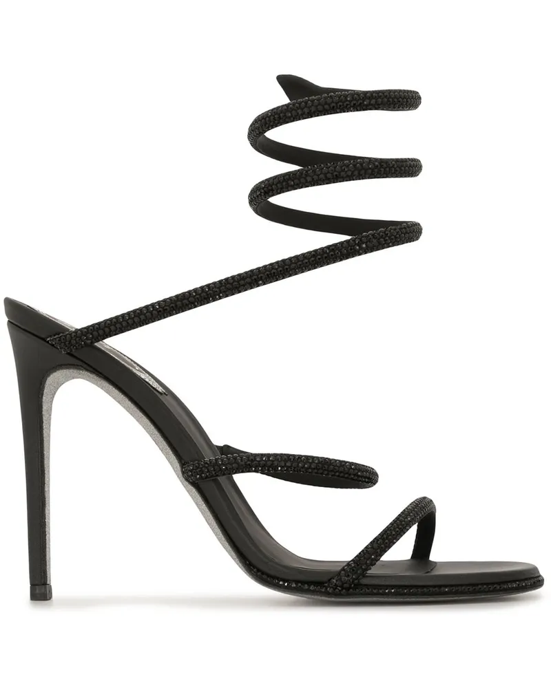 René Caovilla Cleo' Sandalen - Schwarz Schwarz