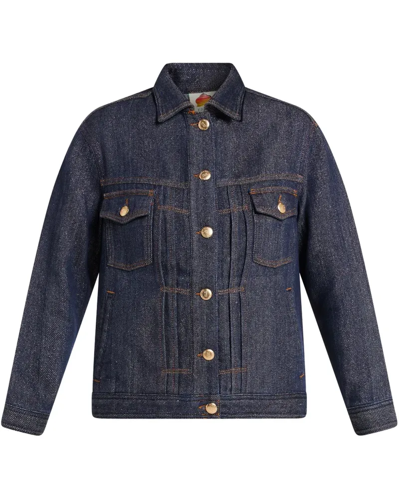 FARM Rio Shine Jeansjacke - Blau Blau