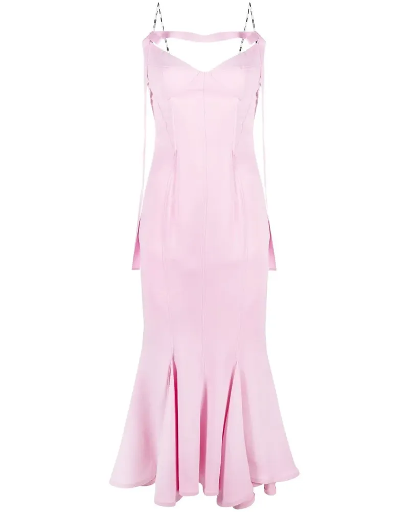 ATTICO Kleid mit Cut-Outs - Rosa Rosa