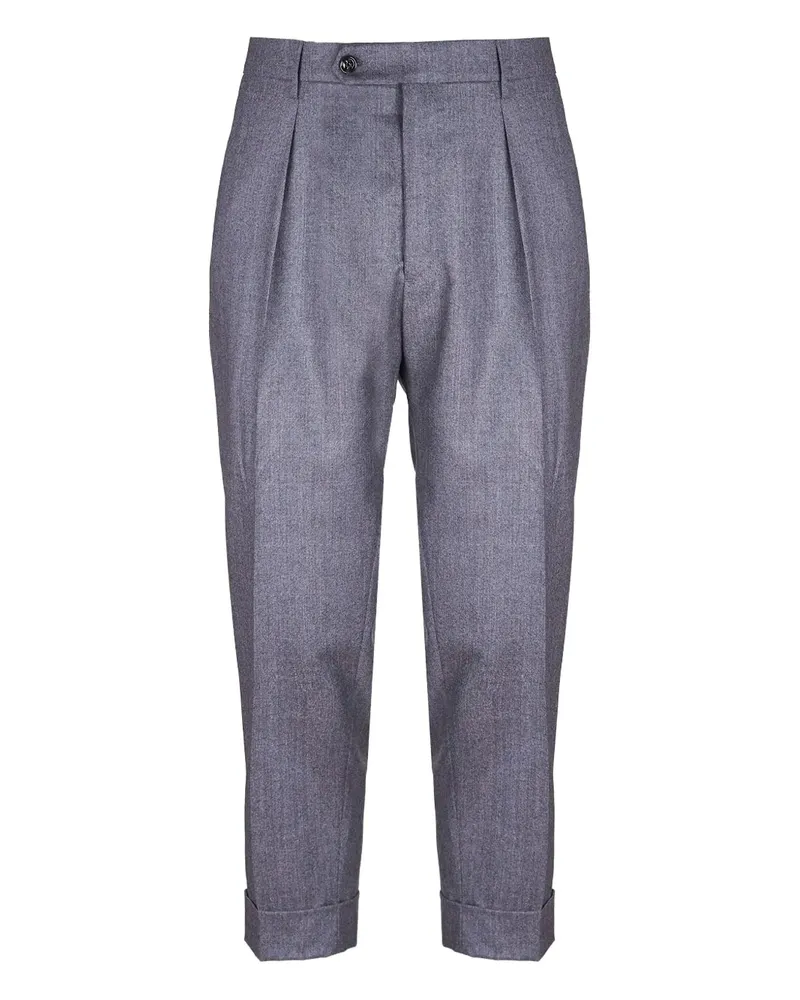 Berwich Chiaia pleated trousers - Grau Grau